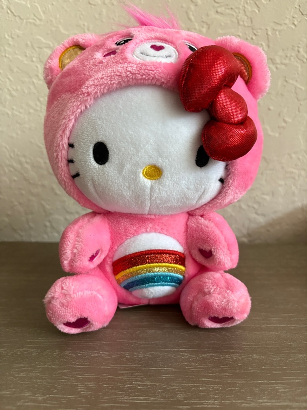 Hello Kitty x Care Bear Cheer Bear Plush 9 in